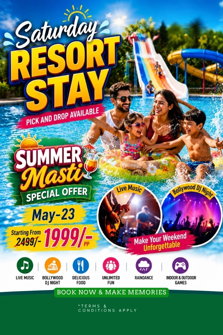 weekend resort stay