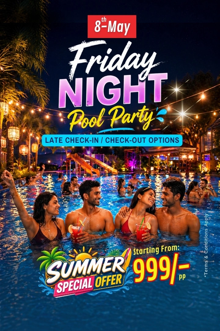 friday night pool party resort stay