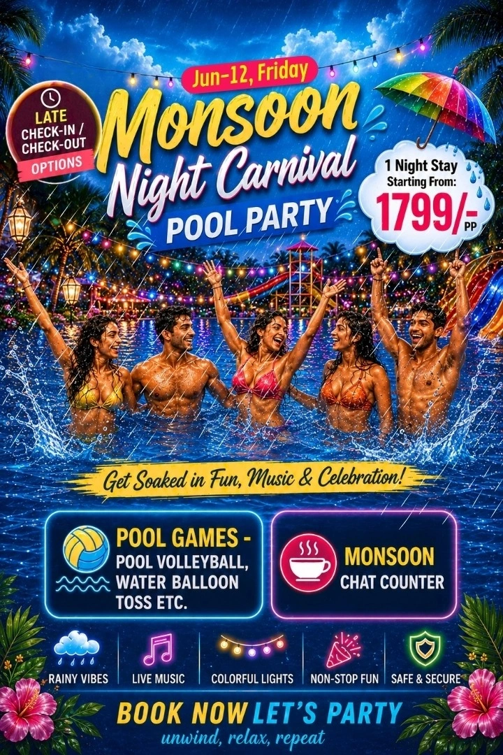 friday monsoon pool party
